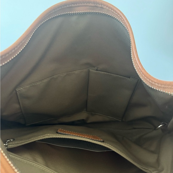 Coach Pink Signature Print Shoulder Bag - Picture 6 of 7